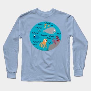 Down under the sea Long Sleeve T-Shirt